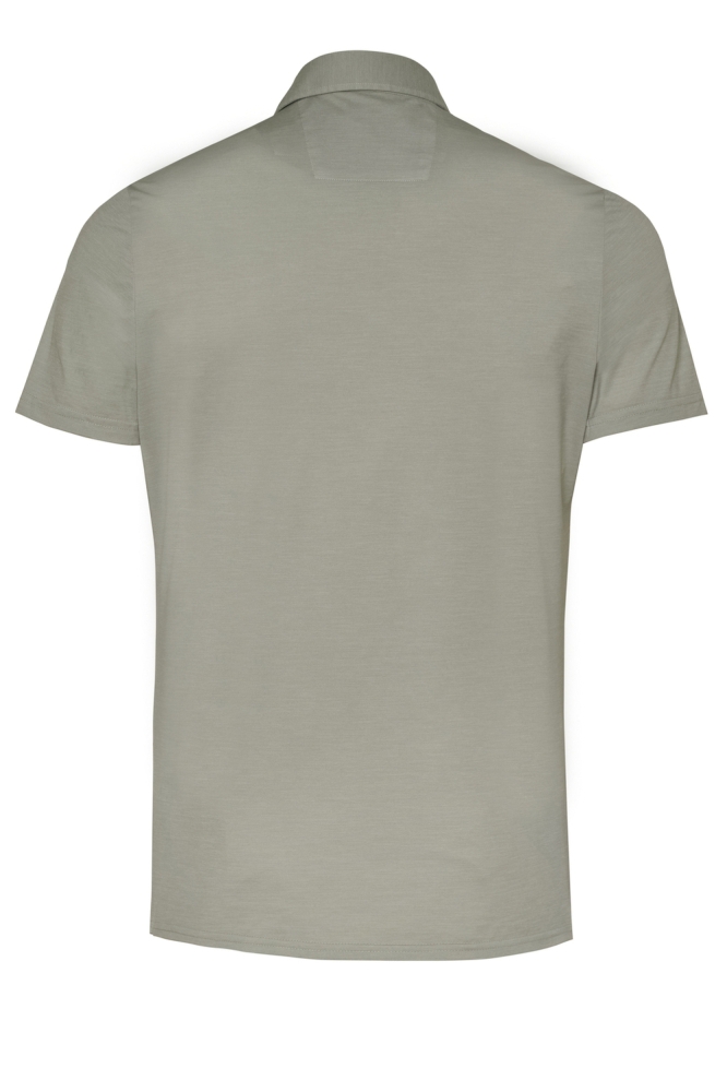 FUNCTIONAL POLO SLIM FIT HALBARM E11320-92930 430 OLIVE PLAIN